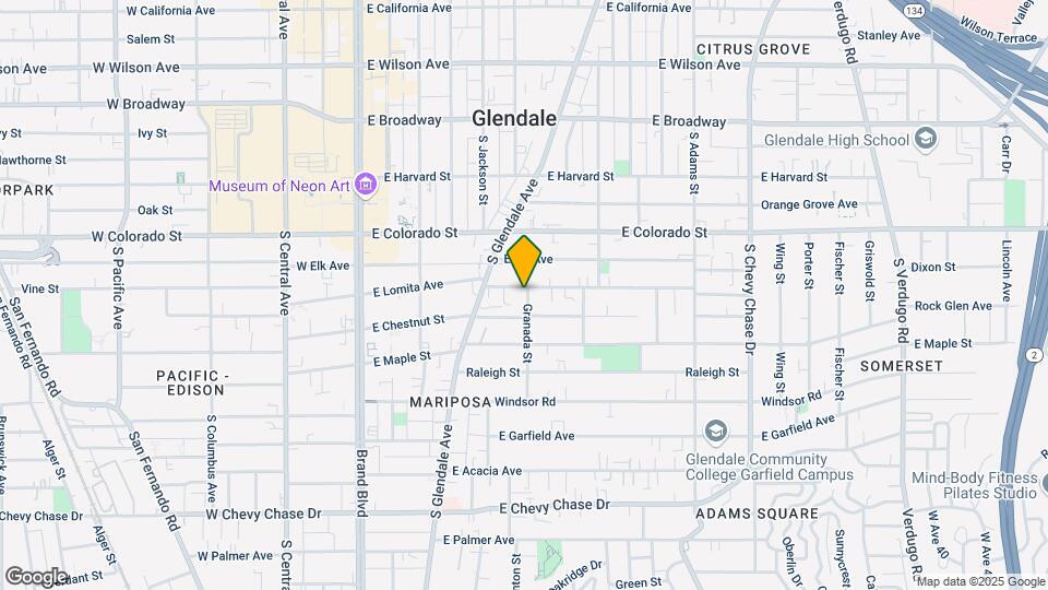530 E Lomita Ave Map and Location Details