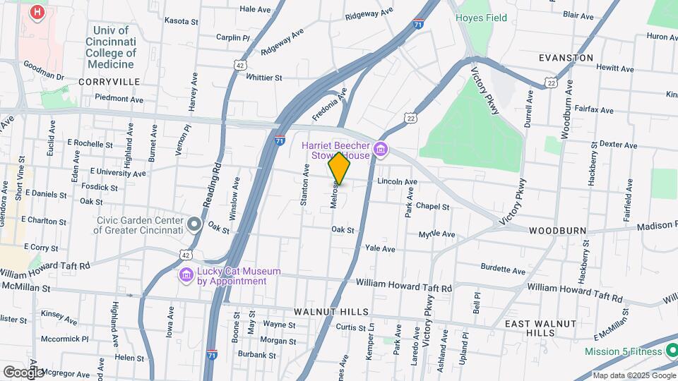 2848 Melrose Ave, Unit 1 South Map and Location Details