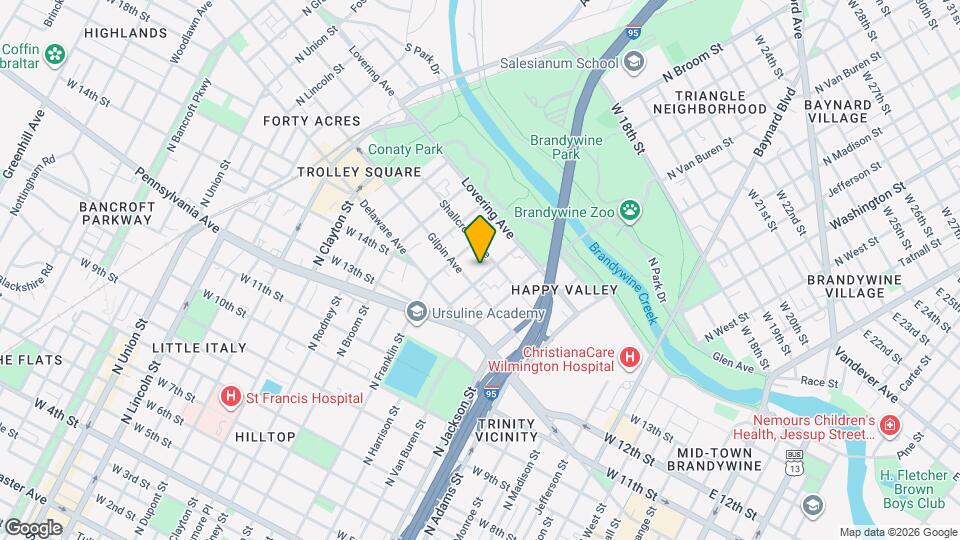 1411 N Harrison St, Unit 1411 N. Harrison Map and Location Details