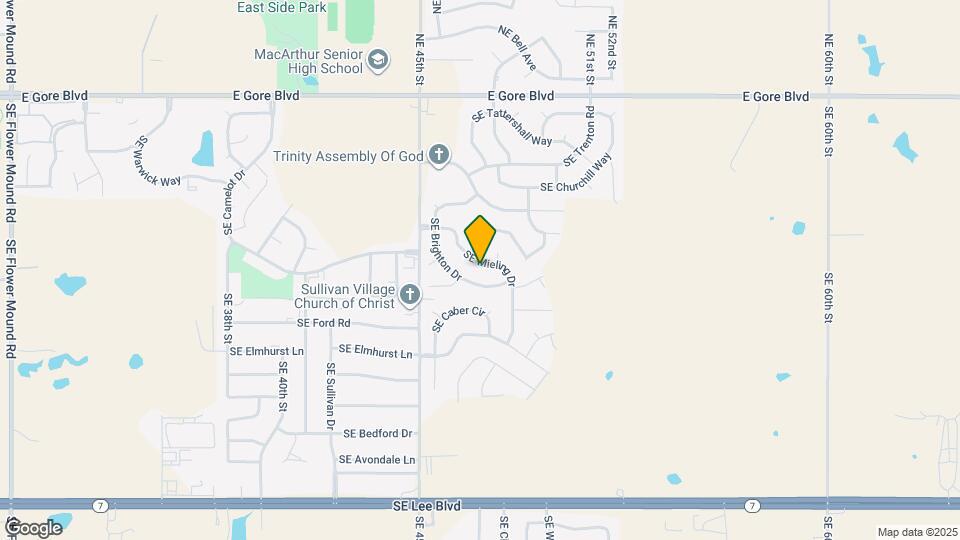 4623 SE Mieling Dr Map and Location Details