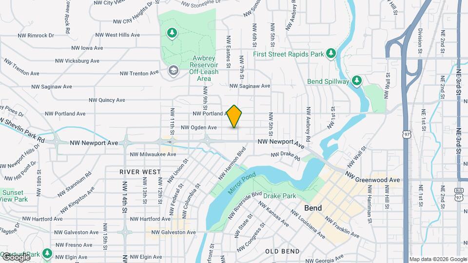 715 NW Ogden Ave Map and Location Details