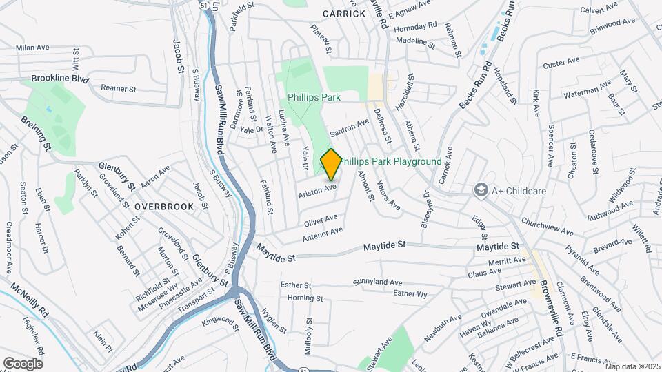 404 Ariston Ave Map and Location Details