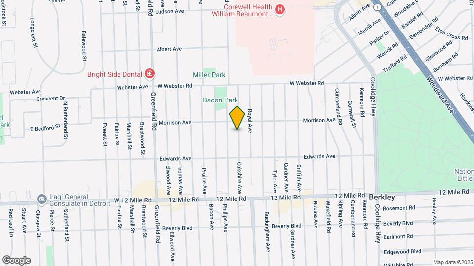 3901 Oakshire Ave Map and Location Details