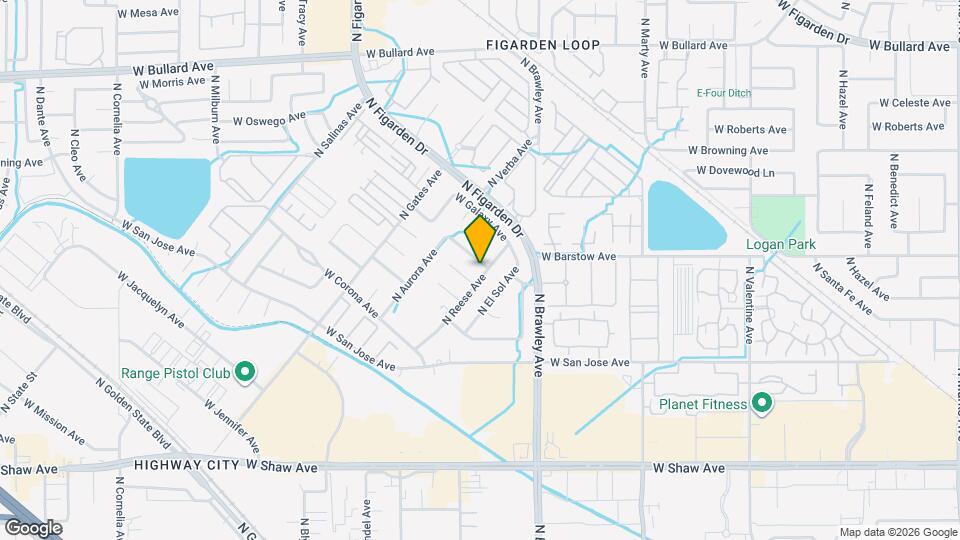 4115 W Regency Ave Mapa y Detalles de la Ubicación