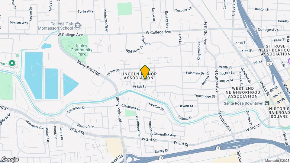 927 W 8th St Map and Location Details