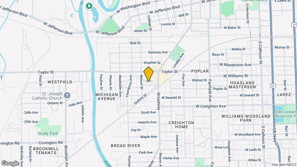 1208 Michigan Ave Map and Location Details