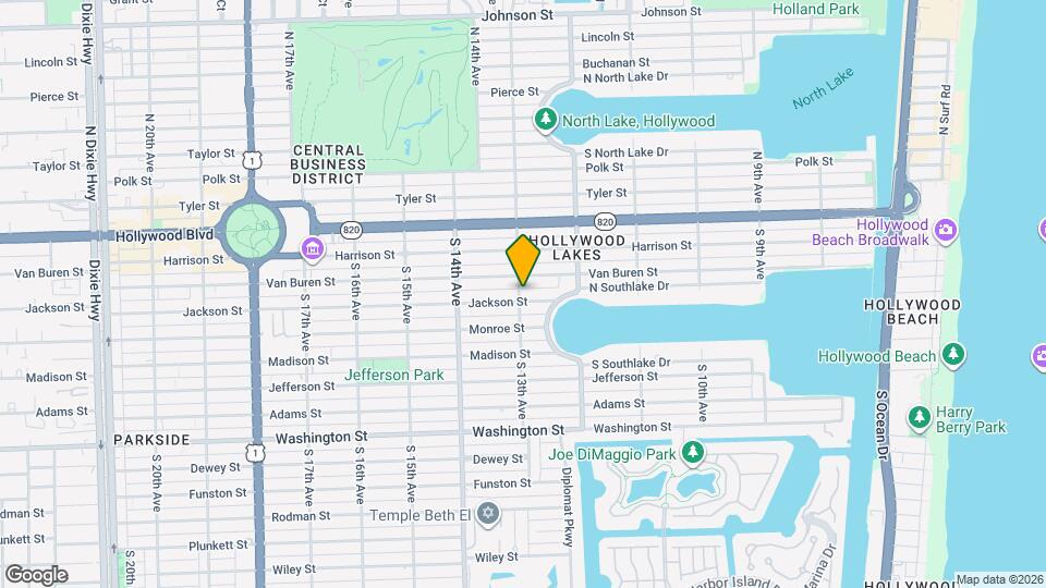 1255 Jackson St Map and Location Details