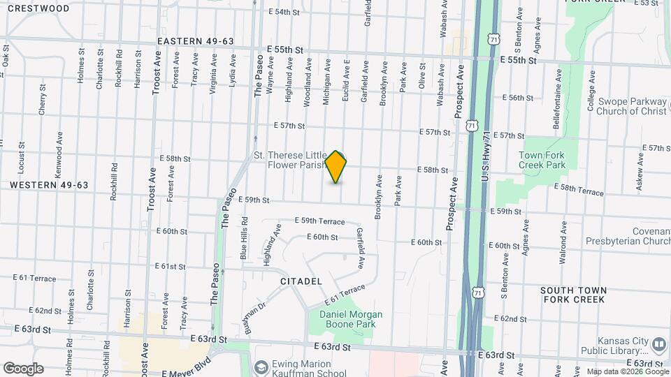 5830 Euclid Ave E Map and Location Details