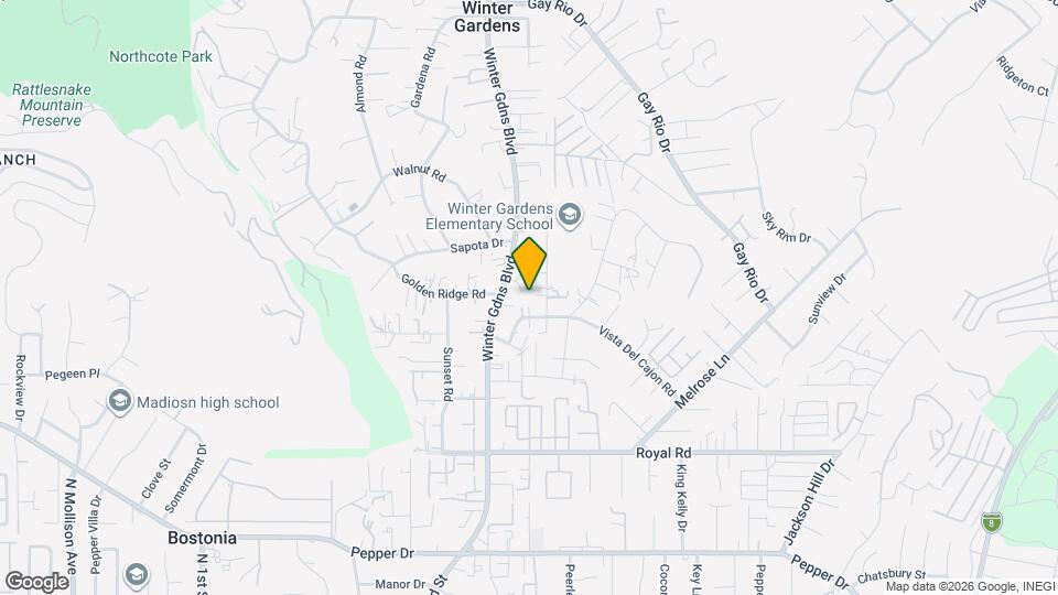 8424 Pueblo Rd Map and Location Details