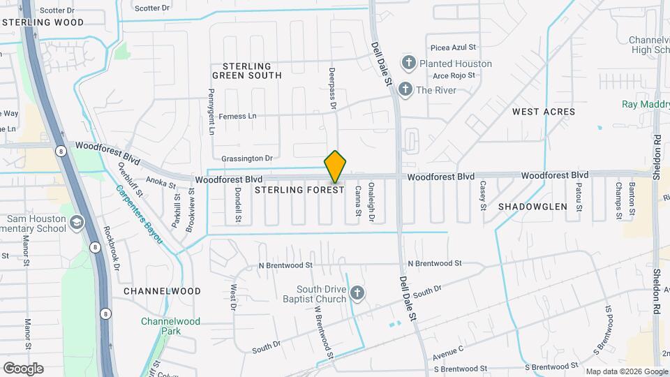 822 Ivy Hollow St Map and Location Details