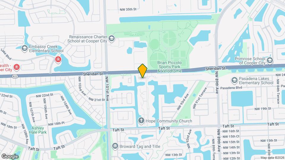 9712 NW 23rd Ct Map and Location Details