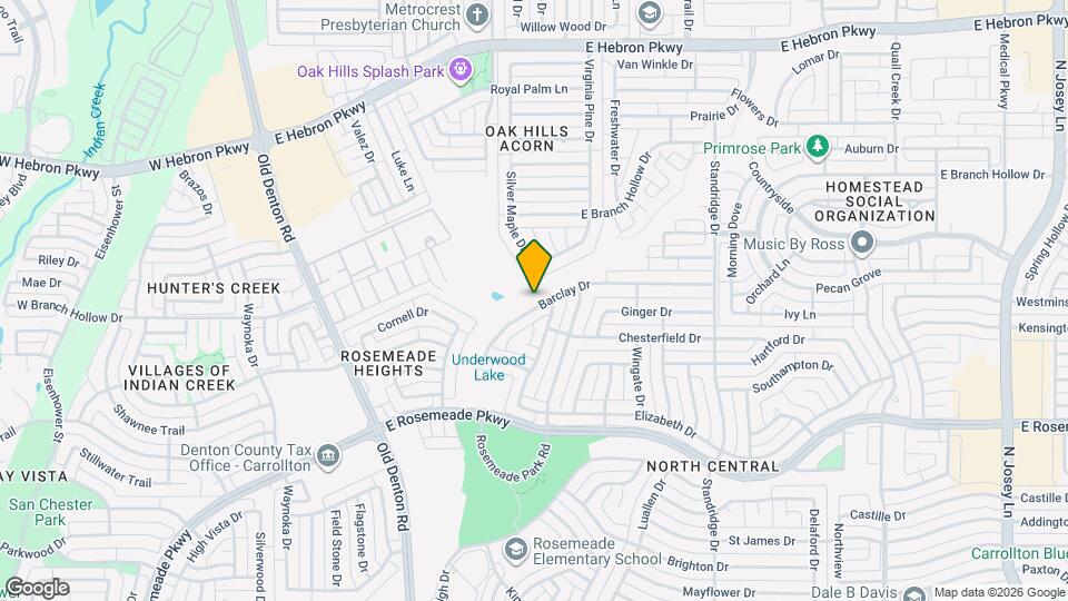 1349 Barclay Dr Map and Location Details