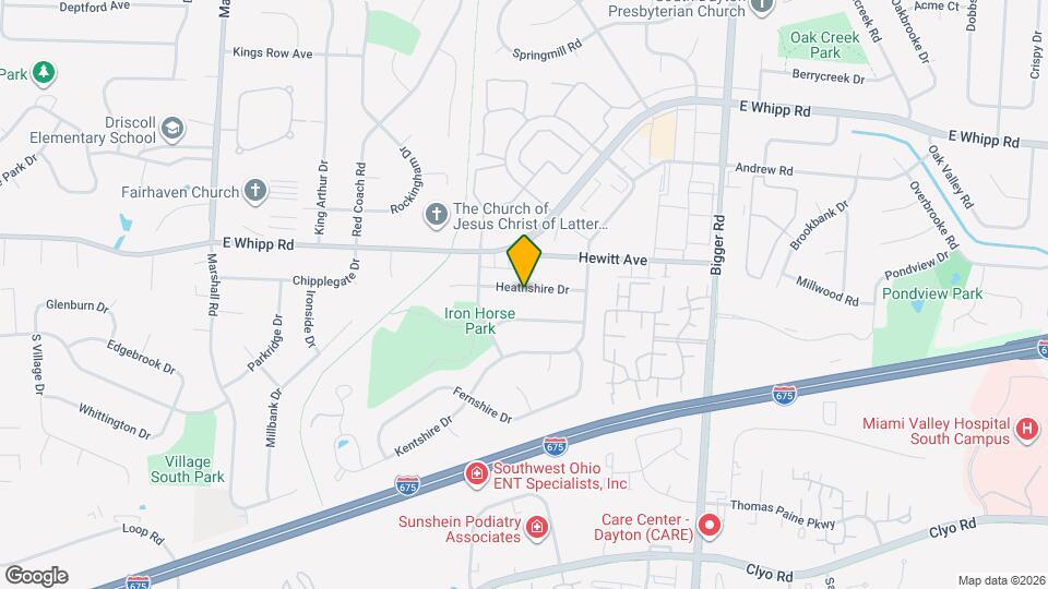 1130 Heathshire Dr Mapa y Detalles de la Ubicación