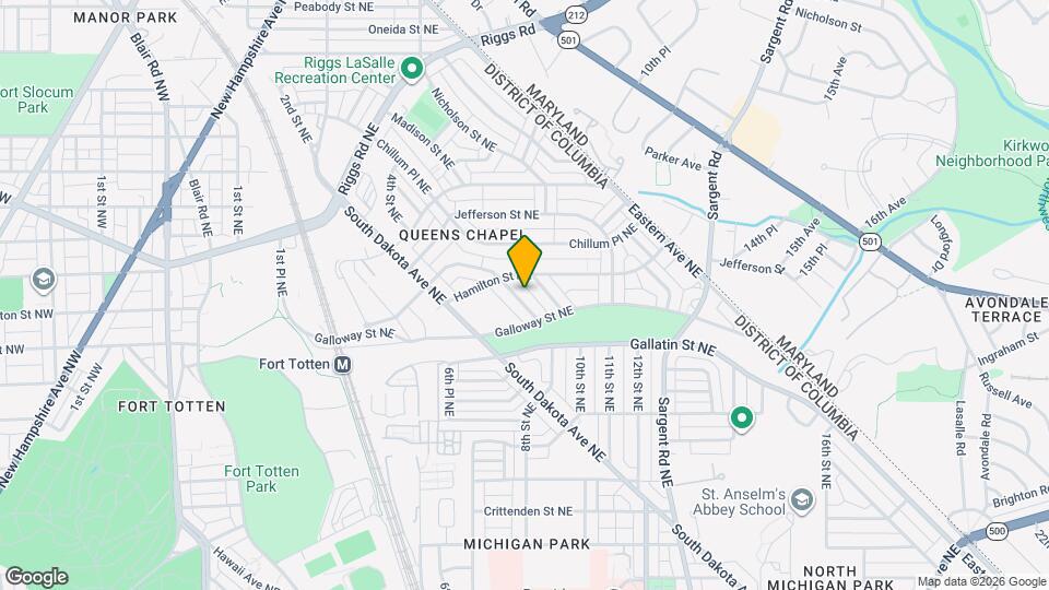 5155 7th St NE Map and Location Details