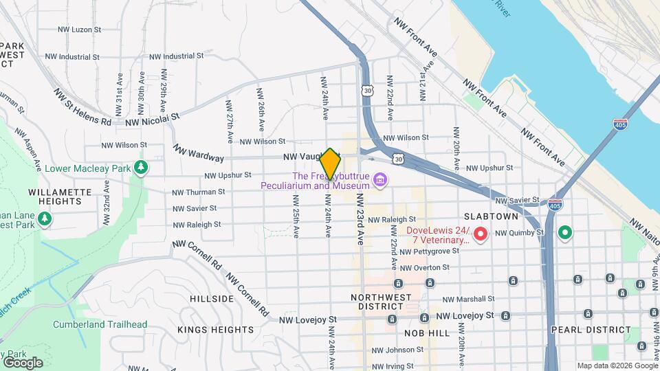 2387 NW Thurman St, Unit A Mapa y Detalles de la Ubicación