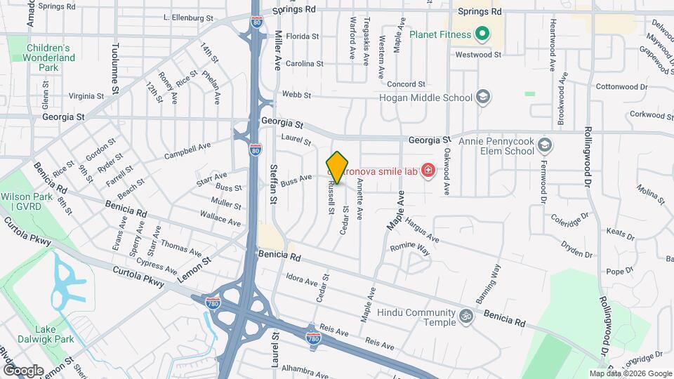 566 Russell St Mapa y Detalles de la Ubicación
