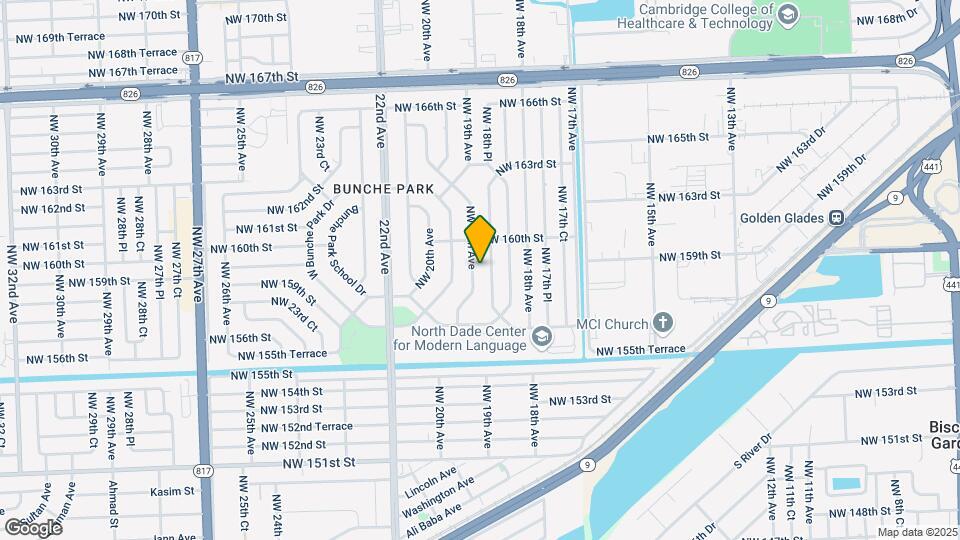 15901 NW 19th Ave Map and Location Details