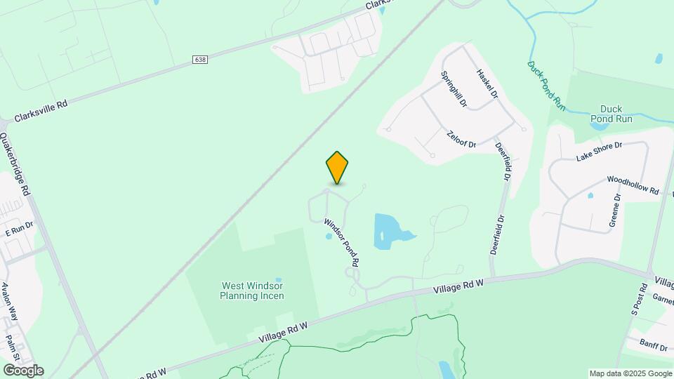 107 Windsor Pond Rd Map and Location Details