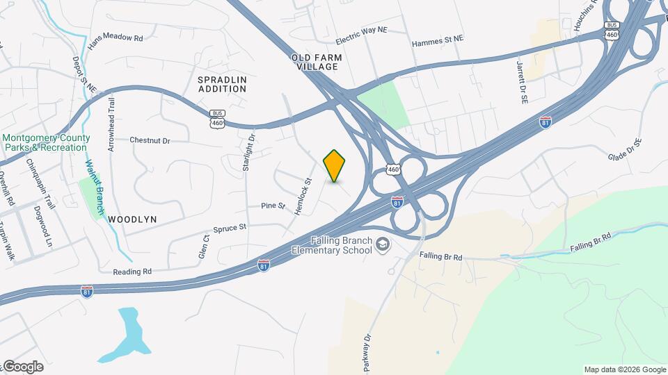 515 Falling Br Rd Map and Location Details