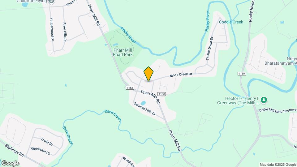 1931 Moss Creek Dr Map and Location Details