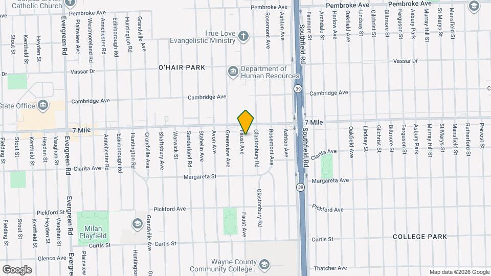 18760 Faust Ave Map and Location Details