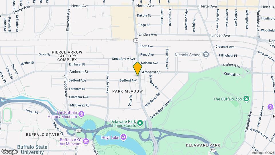 2050 Delaware Ave Map and Location Details