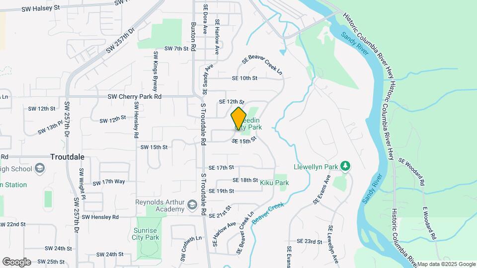 1418 SE Chapman Ave Map and Location Details