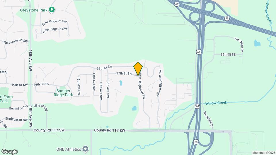 3703 Willow Heights Dr SW Map and Location Details