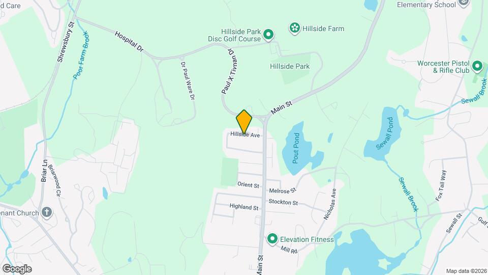 16 Hillside Ave Map and Location Details