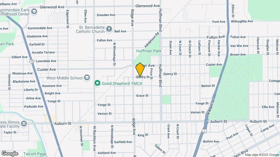 1922 Bruner St Map and Location Details