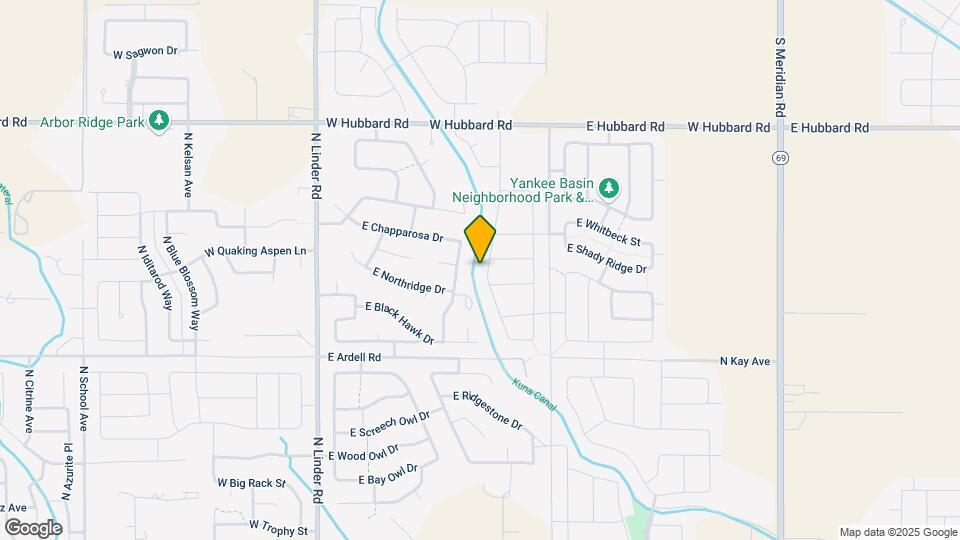 2679 N Rapid Creek Way Map and Location Details
