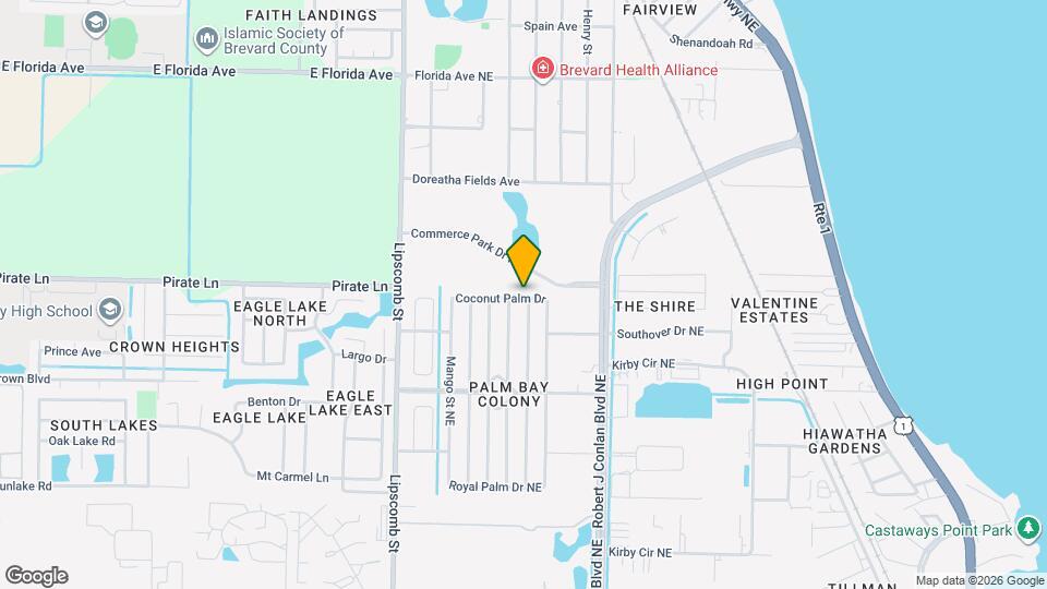 2395 Coconut Palm Dr Mapa y Detalles de la Ubicación
