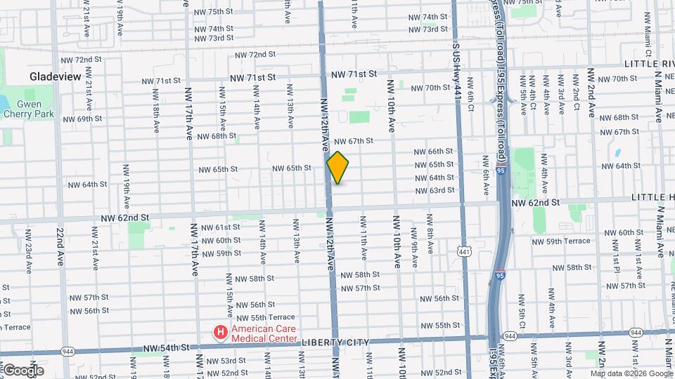 1185 NW 63rd St Map and Location Details