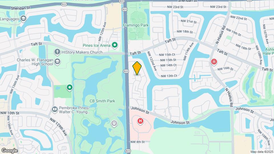 1325 NW 123rd Terrace Map and Location Details