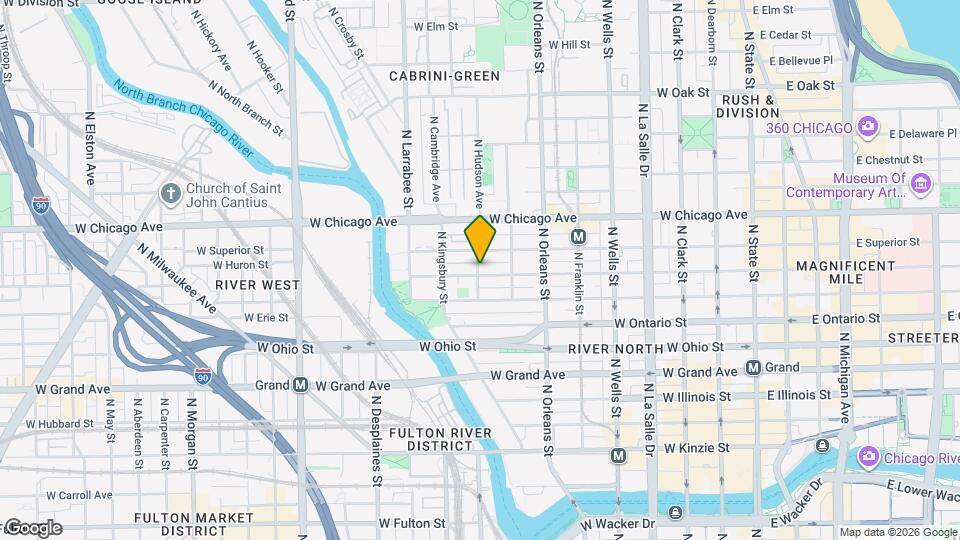 701 N Hudson Ave Mapa y Detalles de la Ubicación