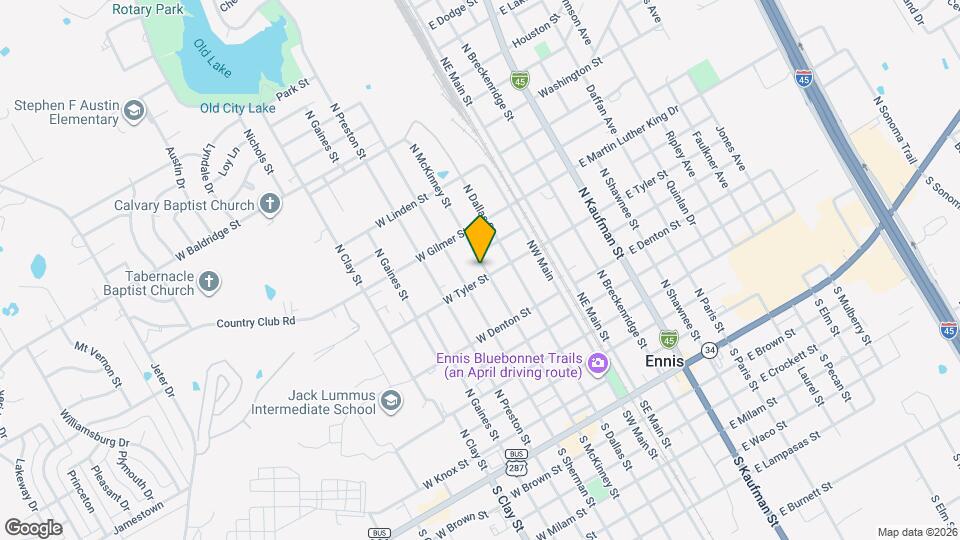 803 N McKinney St Map and Location Details
