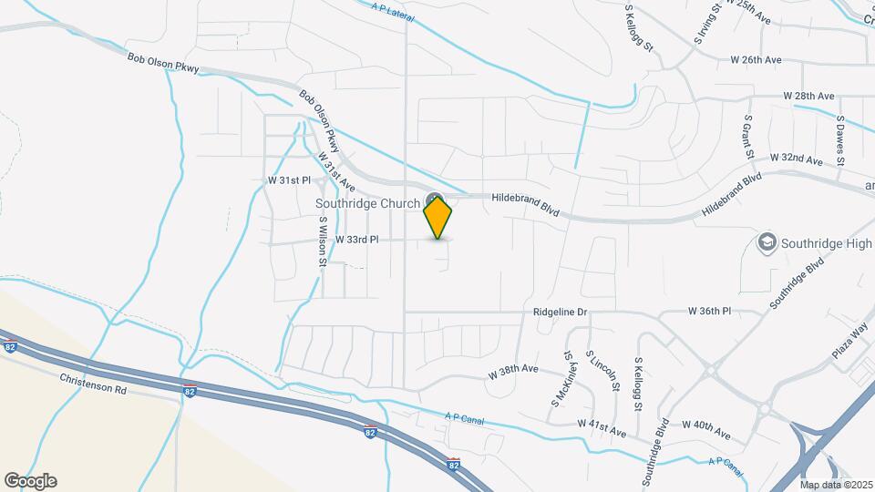 6579 W 33rd Pl Map and Location Details