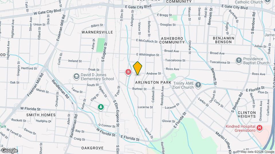 1205 Vance St Map and Location Details