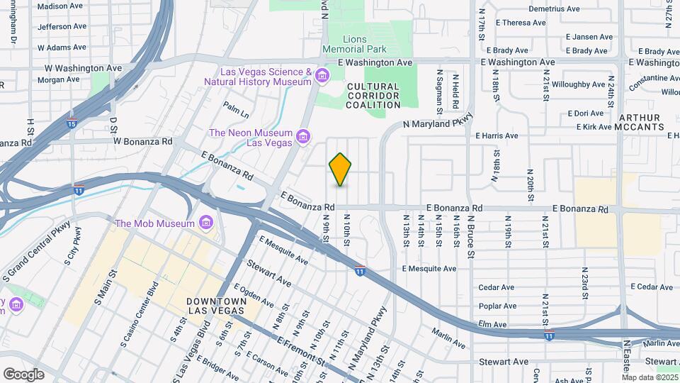 617 N 10th St Map and Location Details