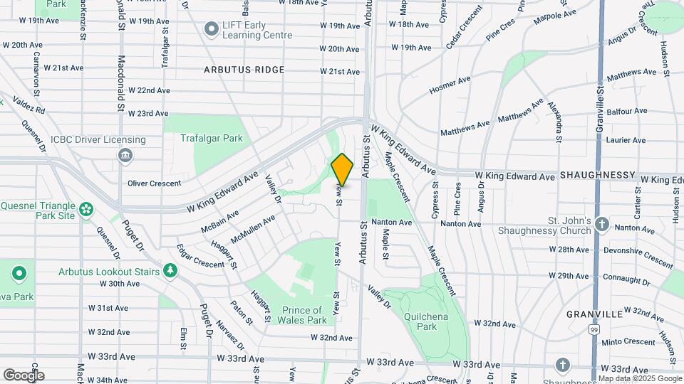 4188 Yew St Map and Location Details