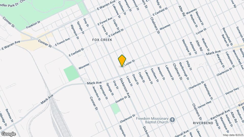 3957 Lenox St Map and Location Details