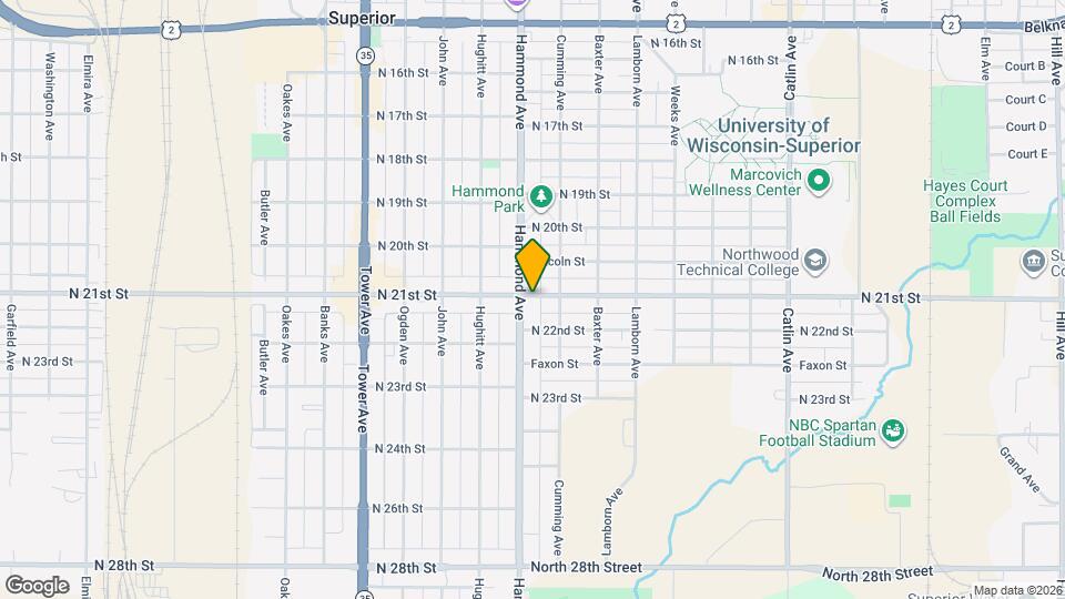 1316 N 21st St Map and Location Details