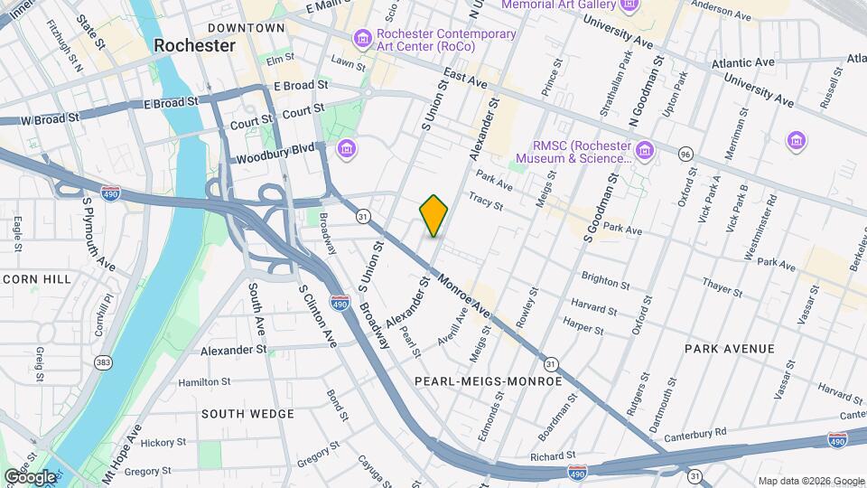 217 Alexander St Mapa y Detalles de la Ubicación