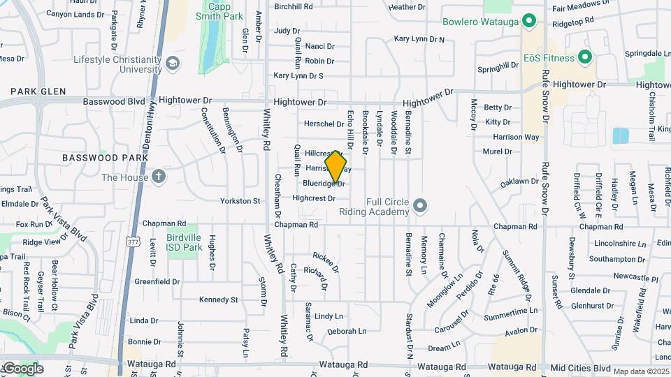6040 Blueridge Dr Map and Location Details
