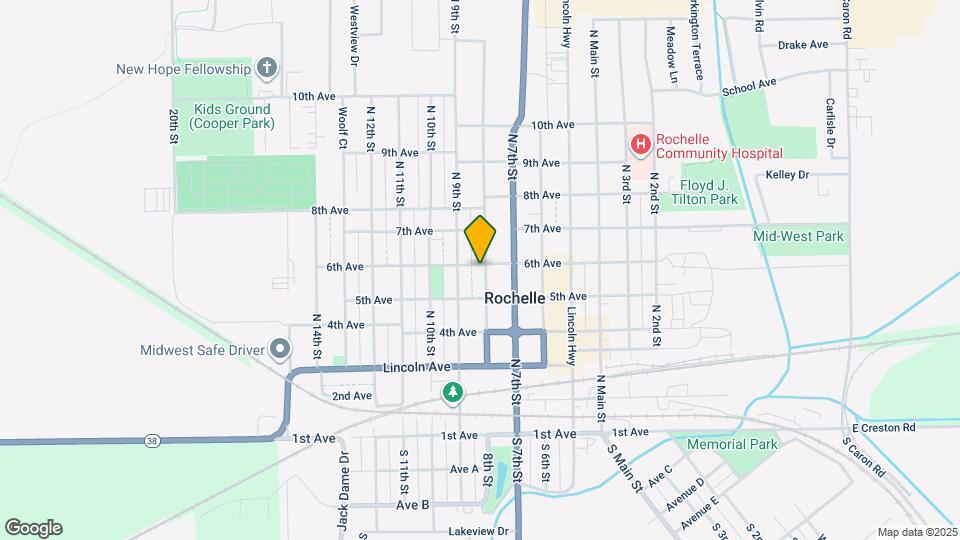 526 N 8th St Map and Location Details
