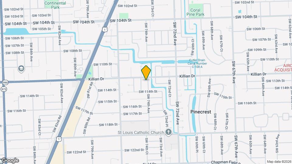 11220 SW 74th Ave Map and Location Details