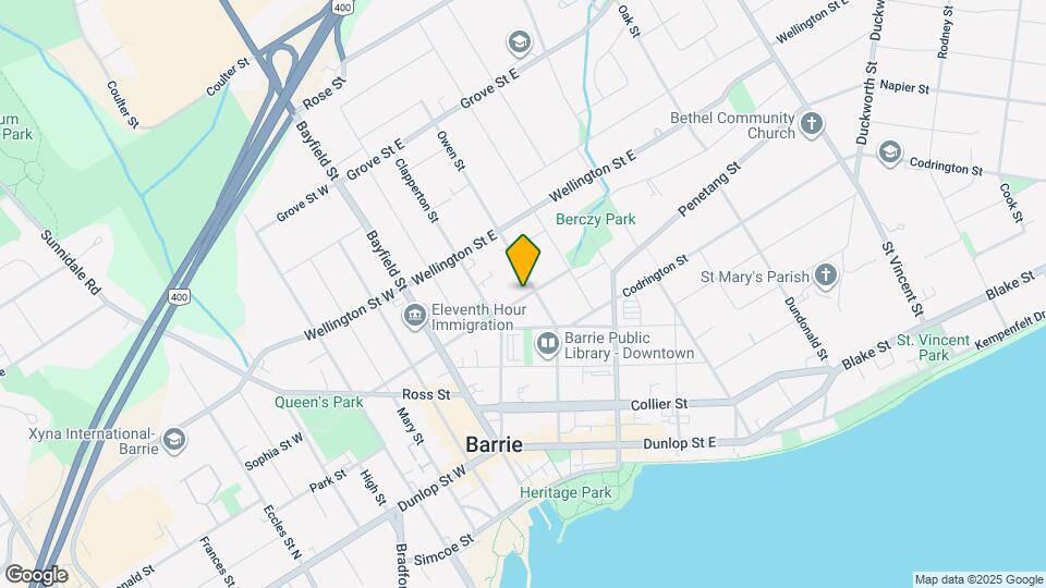 54 Sophia St E Map and Location Details