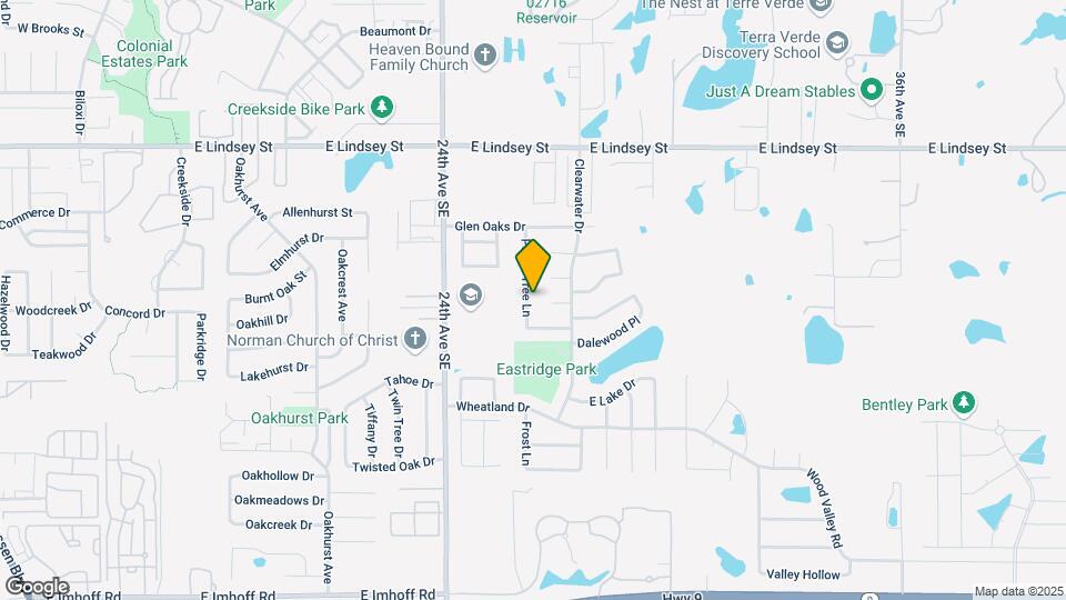 1601 Peach Tree Ln Map and Location Details