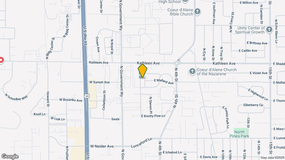 3749 N Beehive St Map and Location Details