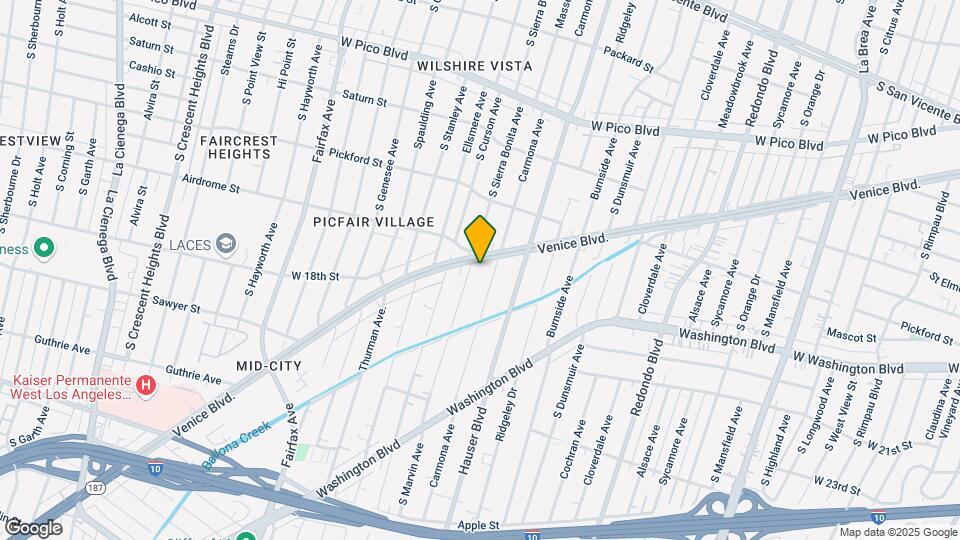 5618 Venice Blvd., Unit 033 Map and Location Details